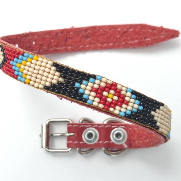 BNWOT Handmade Leather Dog / Cat Collars (Small) - Picture 4 of 6